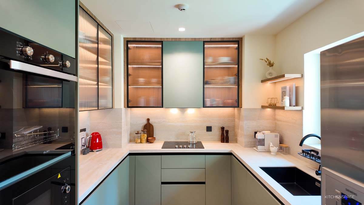 Modern Sage Green Kitchen